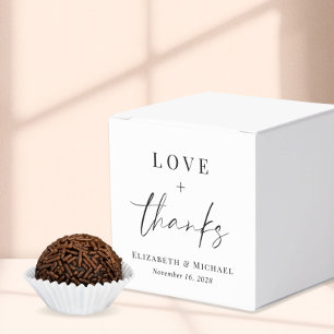Caixas de Presente de Casamento Amor e Gratidão