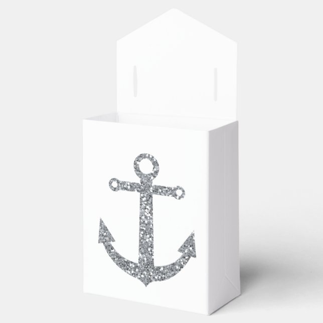 Caixas de Presente de Casamento com Âncora Náutica (Aberto)