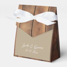 Caixas de Presente de Casamento em Madeira Rústica