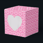 Caixas de Presente Romântica<br><div class="desc">Corações Rosa Românticos Caixas de Presente - Design MIGNED - Personalizável - Sua Cor ou Texto!</div>