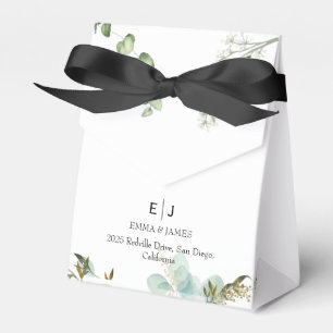 Caixas de Presentes de Casamento Greenery Chic