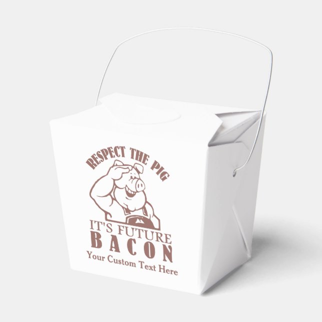 Caixas de saída personalizadas PIG TO BACON (Frente)