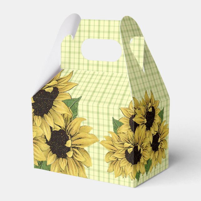 Caixas de Xadrez de Girassol (Frente)