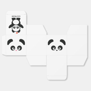 Caixas do favor de Panda® do amor