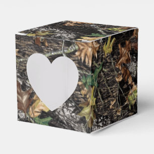 Caixas do favor do casamento de Camo da caça