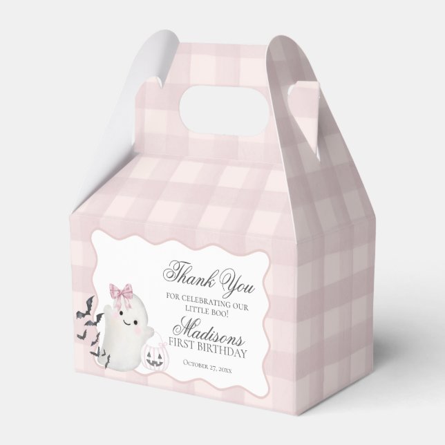 Caixas Gable Pequeno Fantasma Rosa Pastel para Fes (Frente)