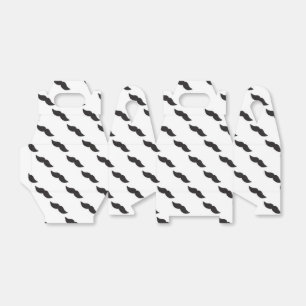 Caixas modernas pretas & brancas do bigode de