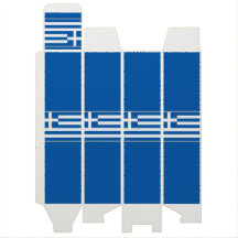 Caixa de Presente de Vinho da Bandeira da Grécia