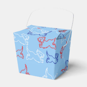 Caixas para viagem - arte do cão - favoritos para