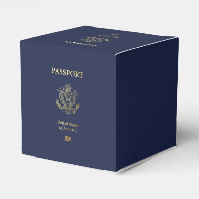 Caixinha De Lembrancinhas [300] Cobrir americano de passaporte (Verso)