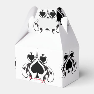 Caixinha De Lembrancinhas 3 Black Spades Tribal Thunder_Cove