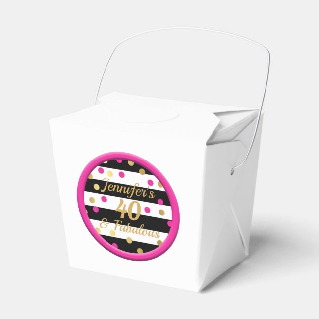 Caixinha De Lembrancinhas 40 e Comidas brancas fabulosas em chinês (Frente)