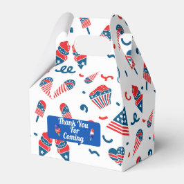 Caixinha De Lembrancinhas 4 de julho Obrigado