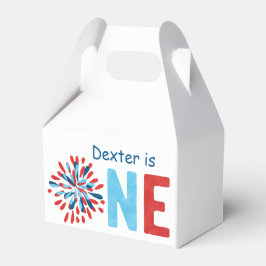 Caixinha De Lembrancinhas 4 de julho Primeiro Aniversário