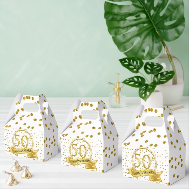 Caixinha De Lembrancinhas 50º aniversário de casamento (Múltiplo)