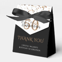 50 E FABULOSO Dourado Elegante Obrigado