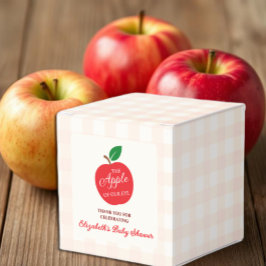 Caixinha De Lembrancinhas A Maçã Do Nosso Chá de fraldas De Olhos