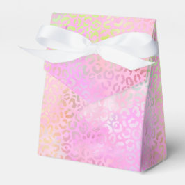 Caixinha De Lembrancinhas A Série Leopardo Iridescente Design 1