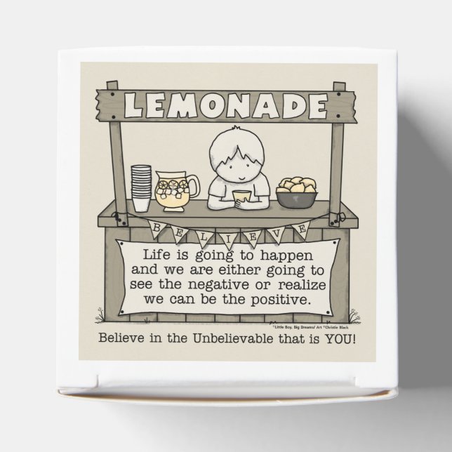 Caixinha De Lembrancinhas A vida acontece (Topo)