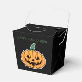 Caixinha De Lembrancinhas Abóbora Halloween (Estilo Angular)