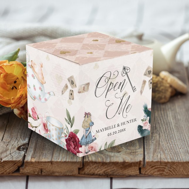 Caixinha De Lembrancinhas Abra-Me Vintage Alice No Conto De Maravilha (Criador carregado)