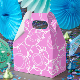 Caixinha De Lembrancinhas Abstract Floral Matrix (Soft Pink) Fine Art