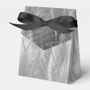 Caixinha De Lembrancinhas Abstrato de Silver Metal