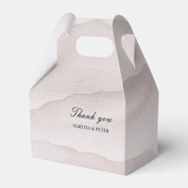 Caixinha De Lembrancinhas Abstrato poeirento rosa personalizado casamento