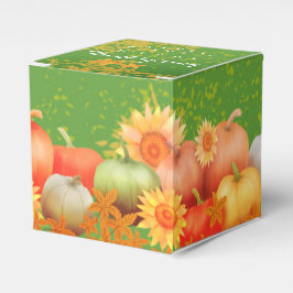 Caixinha De Lembrancinhas Ação de Graças Outonal Verde