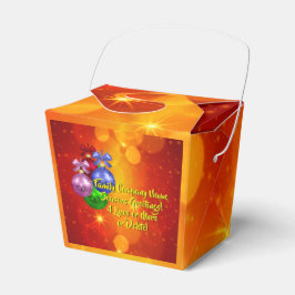 Caixinha De Lembrancinhas Adicionar Texto de Nome Correspondente ao Natal