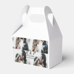Caixinha De Lembrancinhas Adicione foto de casal feliz casado adicione data
