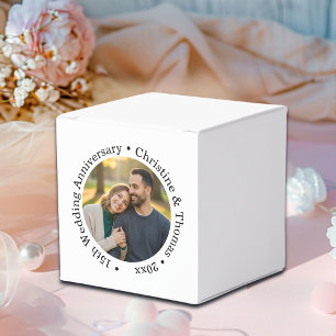 Caixinha De Lembrancinhas Adicione Sua Própria Foto de Casal 15º Aniversário