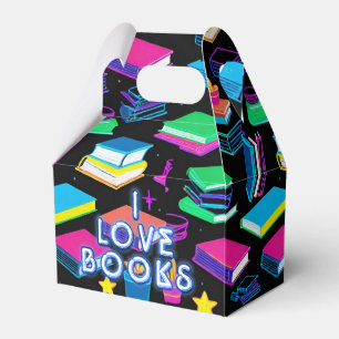 Caixinha De Lembrancinhas Adoro Livros Coloridos Gable