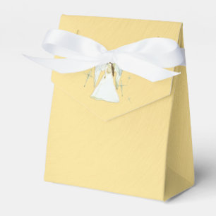 Caixinha De Lembrancinhas African American Angel Favor Box