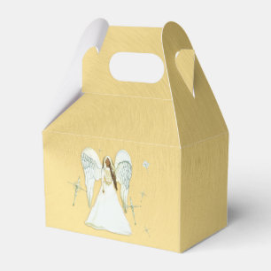 Caixinha De Lembrancinhas African American Angel Favor Box