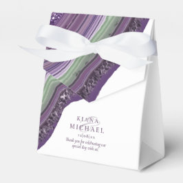 Caixinha De Lembrancinhas Agate Geode Glitter Wedding ID647