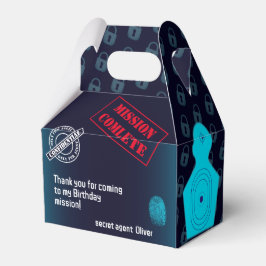 Caixinha De Lembrancinhas Agente secreto Detetive Spy Mystery Party