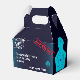 Caixinha De Lembrancinhas Agente secreto Detetive Spy Mystery Party