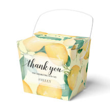 Agradecimento de Lemons e Folhas em Aquarela