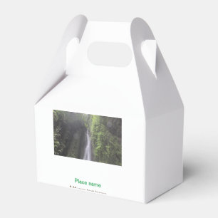 Caixinha De Lembrancinhas água oceano praia foto adicionar nome texto local 