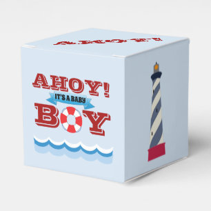 Caixinha De Lembrancinhas Ahoy, é um menino