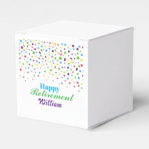 Caixinha De Lembrancinhas Ajuste Feliz de Confiança de Cores Personalizado