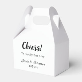 Caixinha De Lembrancinhas Alegra-se a ser feliz para sempre depois de adicio