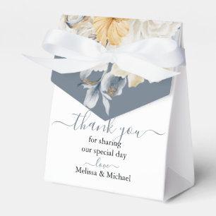 Caixinha De Lembrancinhas ALGO AZUL - Casamento FLORAL