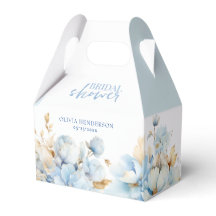 Algo Azul, Chá de casamento Dourado Floral