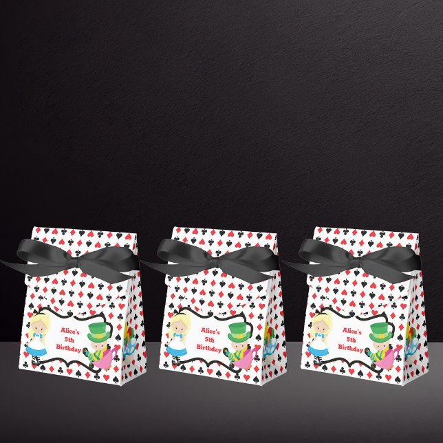 Caixinha De Lembrancinhas Alice no mundo das maravilhas do Aniversário de cr (Criador carregado)