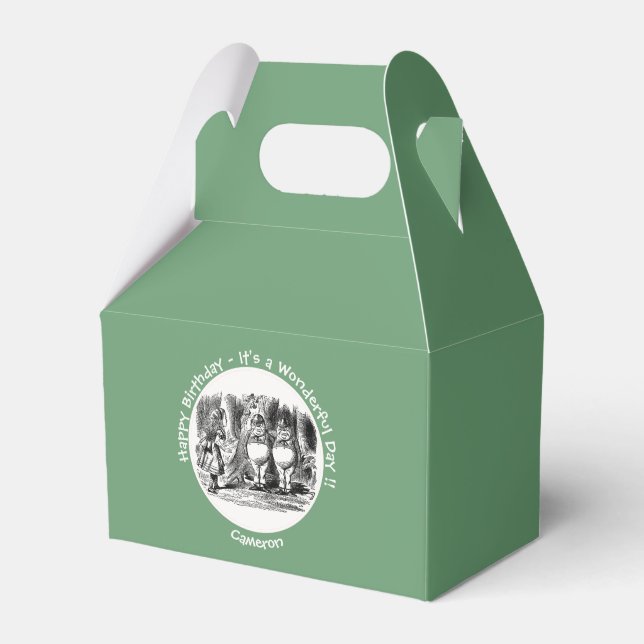 Caixinha De Lembrancinhas Alice no País das Maravilhas (Frente)