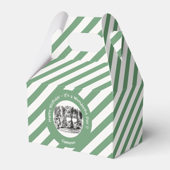 Caixinha De Lembrancinhas Alice no País das Maravilhas (Verso)