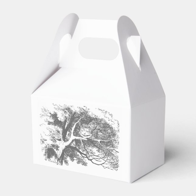 Caixinha De Lembrancinhas Alice no País das Maravilhas Cheshire Cat Party Bo (Frente)