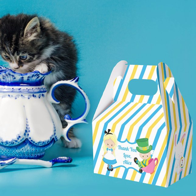 Caixinha De Lembrancinhas Alice no País das Maravilhas, Festa de Aniversário (Criador carregado)